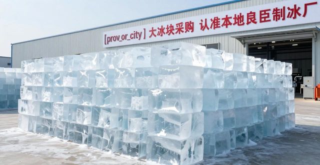 广州海珠区大冰块采购 认准本地良臣制冰厂