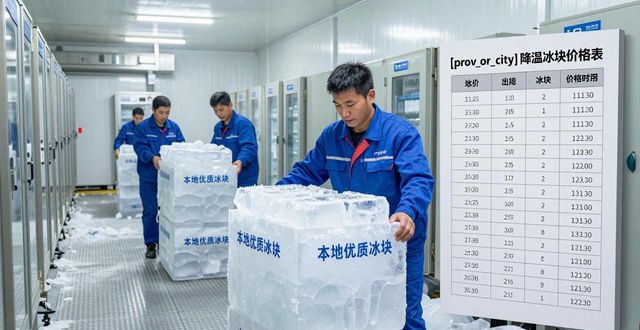 广州海珠区降温冰块多少钱一吨？本地制冰厂报价来了